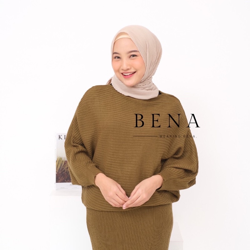 STELAN BATWING+ROK RAJUT PANJANG /ONE SET OUTHER KALONG LASPERAL-TERMURAH/atasan rajut wanita