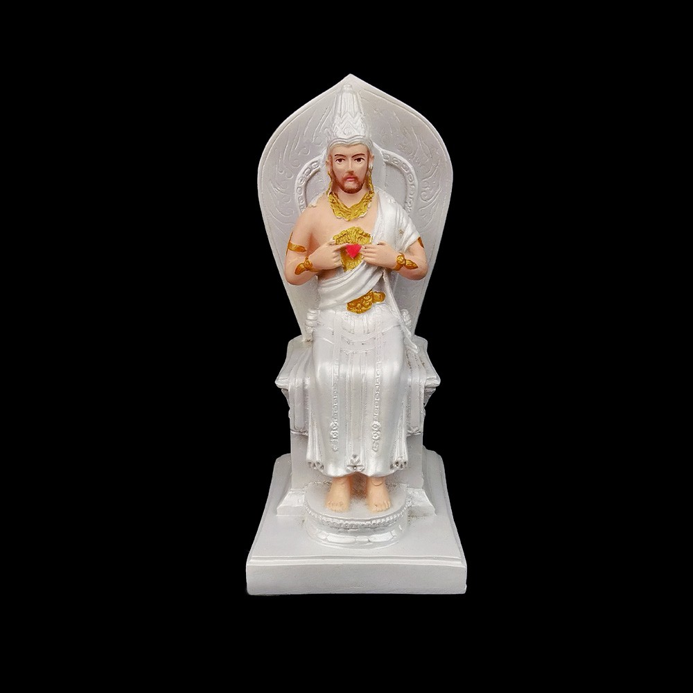 Patung Tyas Dalem Gusti Yesus Kristus 15 cm Candi Hati Kudus Ganjuran Hiasan Rohani Arca Fiberglass