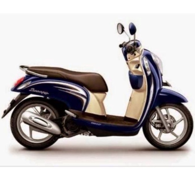STRIPING LIST STIKER HONDA SCOOPY STYLISH FI TAHUN 2014 2015 LIS BIRU DONGKER scoopy 2015 biru