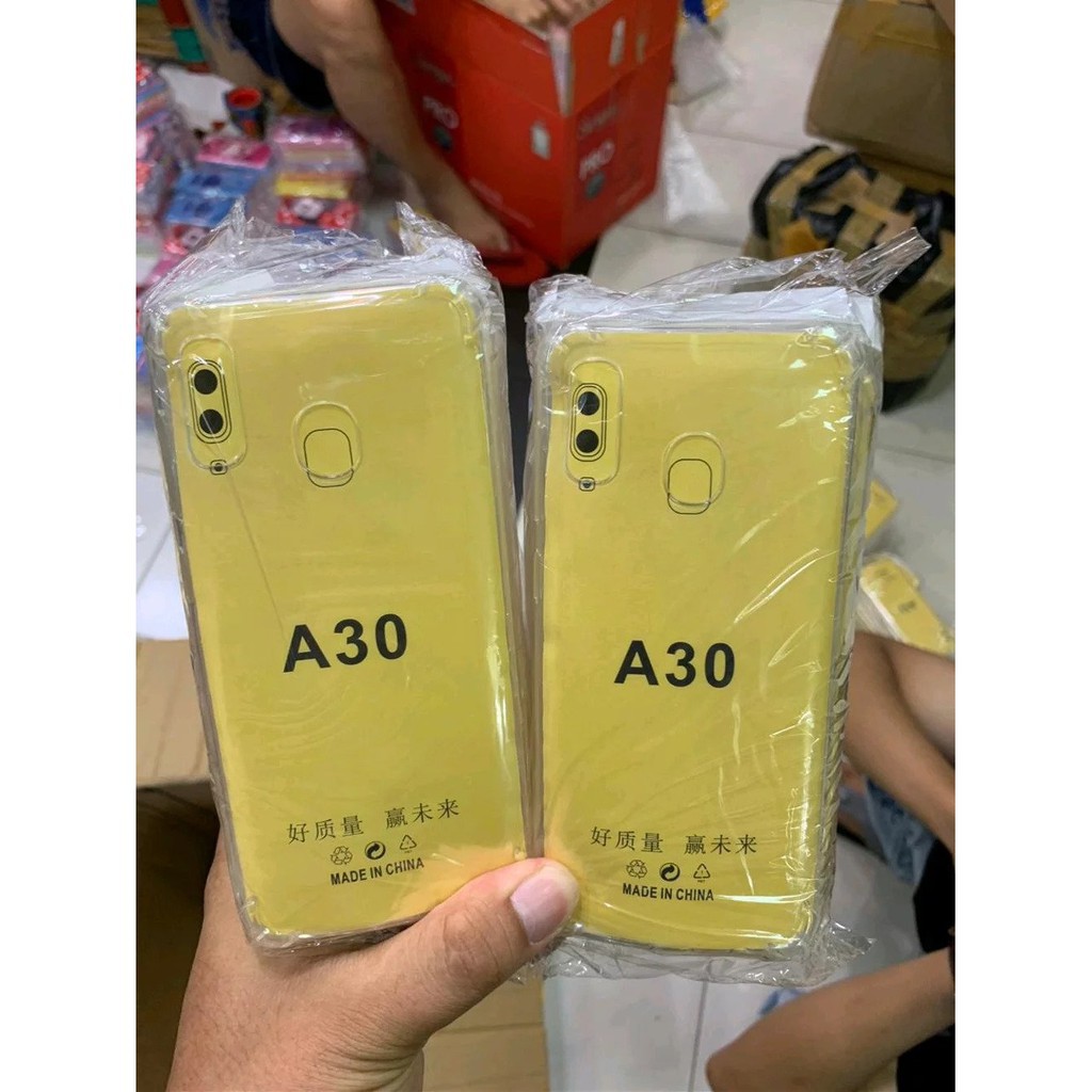 Silikon Case Kondom Anti Crack Bening Samsung A20 Atau A30