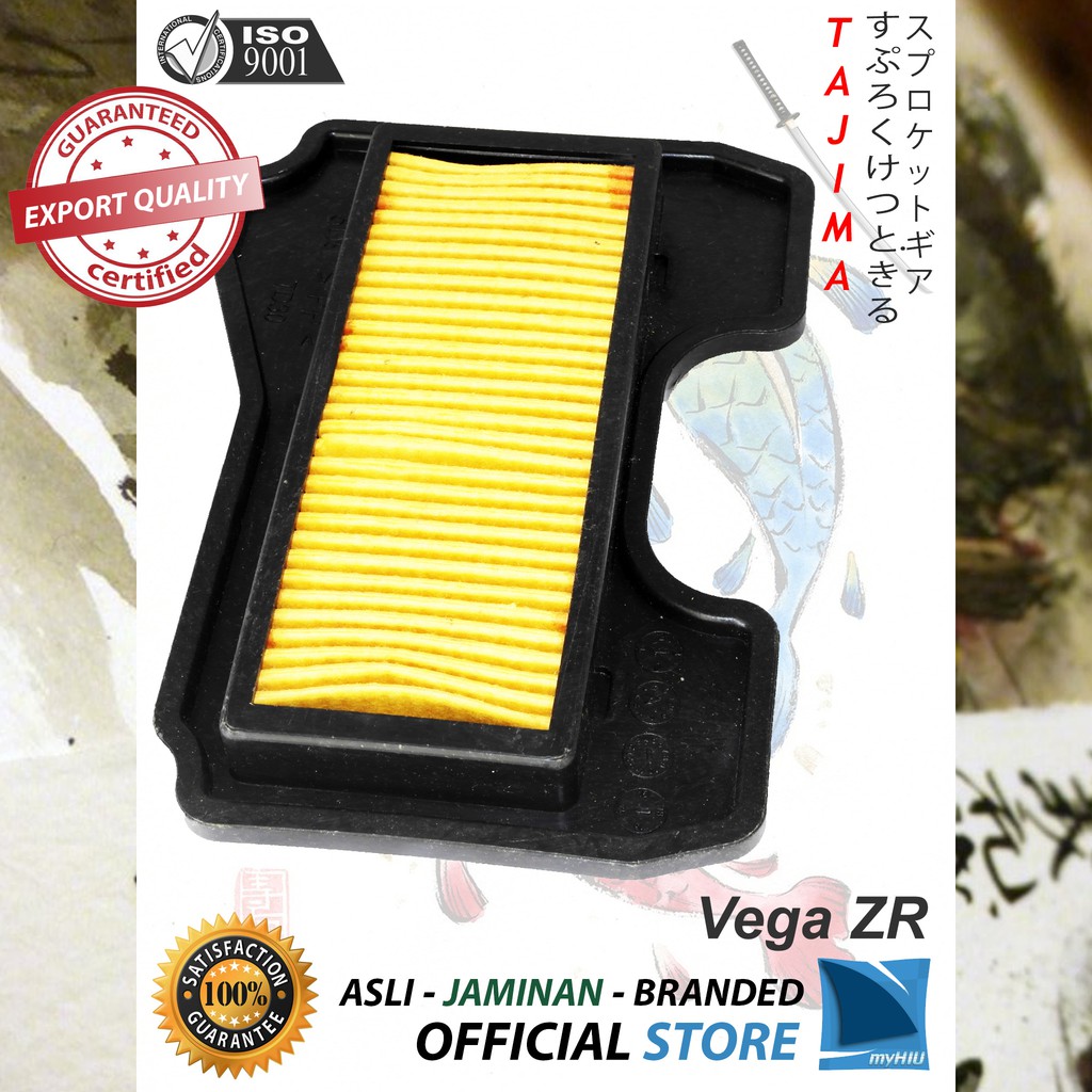 Saringan Hawa Yamaha Vega ZR Filter Udara - Motorcycle Air Filter TAJIMA