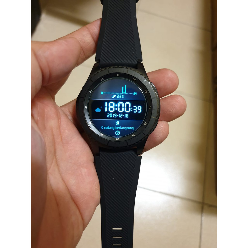 Samsung Gear S3 Frontier Second 99% Mulus Original