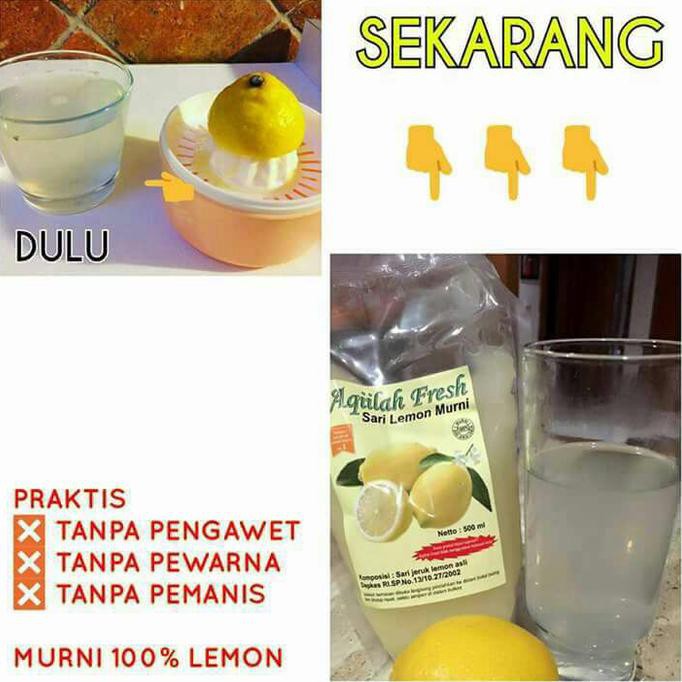 Aqiilah fresh sari lemon 500ml Kode 408