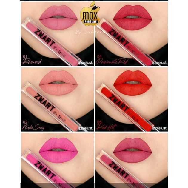 LIPMATTE Zwart By MOX