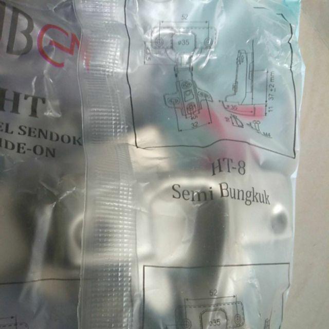 Engsel Besi Lemari Model Lurus Merk Huben Ht-0