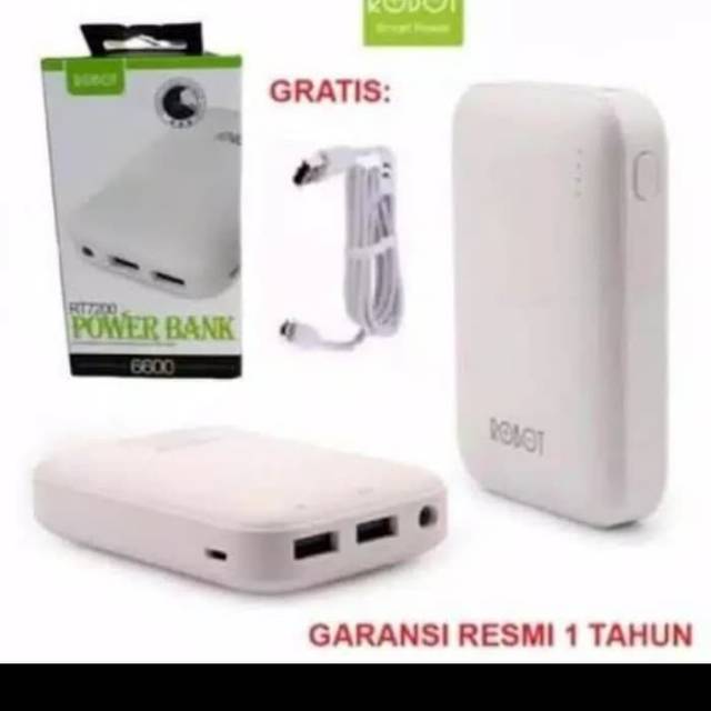 POWERBANK ROBOT RT 7200-6600MAH