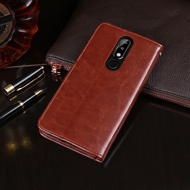 NOKIA 7/NOKIA 7+/NOKIA 7 PLUS/NOKIA 8/NOKIA X5/5.1+ CASE LEATHER BOOK COVER SOFTCASE KULIT