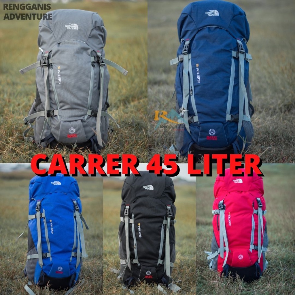 Tas Ransel Carrier 45 LITER DAN 60 LITER Tas Gunung Best Seller Lokal