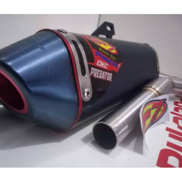 Knalpot gp7 original type cnc predator crf 150L