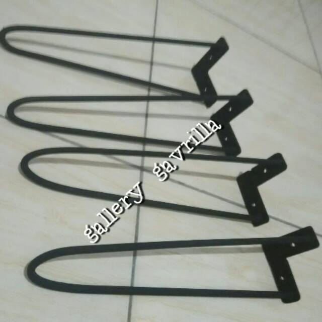 Kaki meja besi/ kursi tinggi 40cm