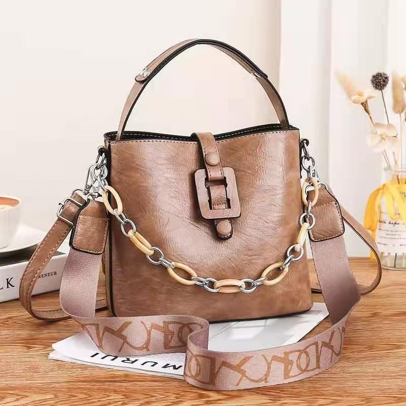 JK 809 1KG MUAT 2PCS TAS SELEMPANG WANITA FASHION SLING BAG BUCKET IMPORT U3951 Z3404 C8435