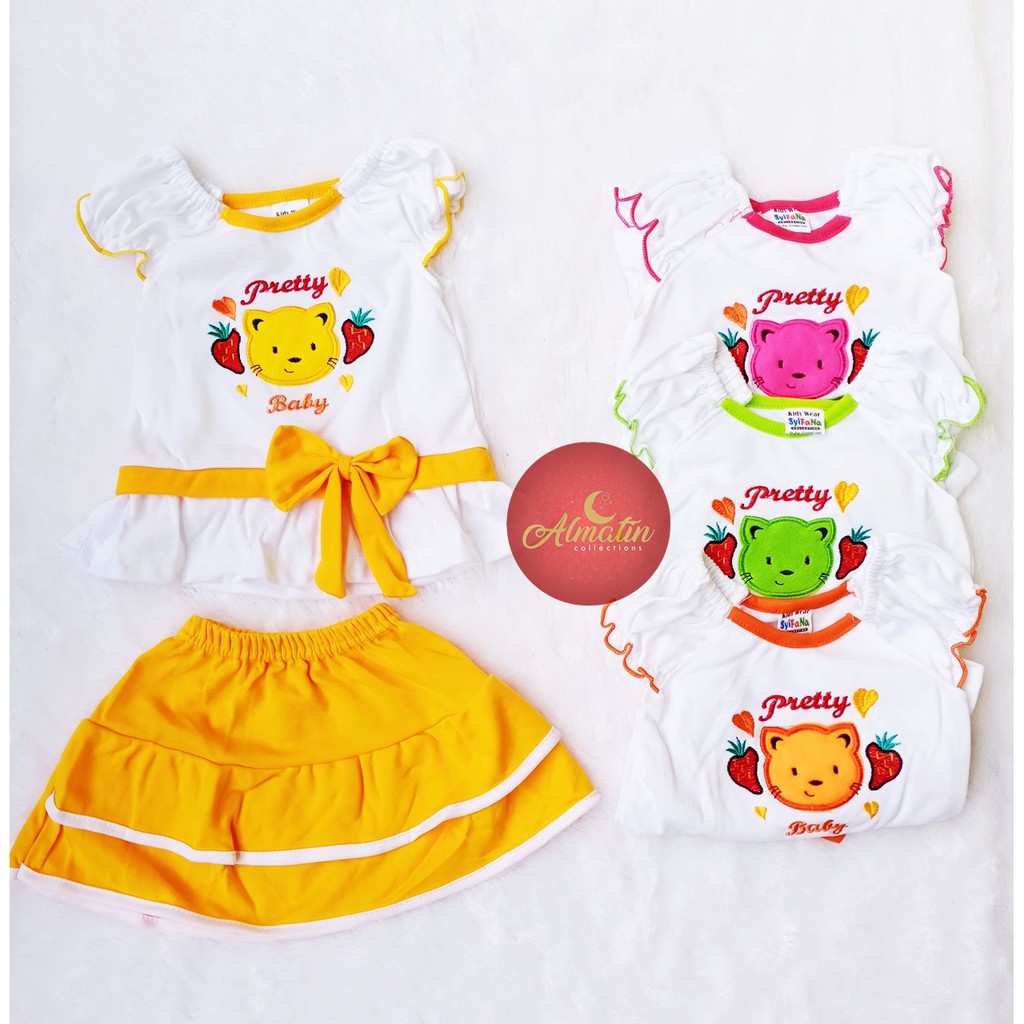 Syifana - Setelan Bayi / Baju Bayi Syifana Pretty Baby - 0-18 Bulan