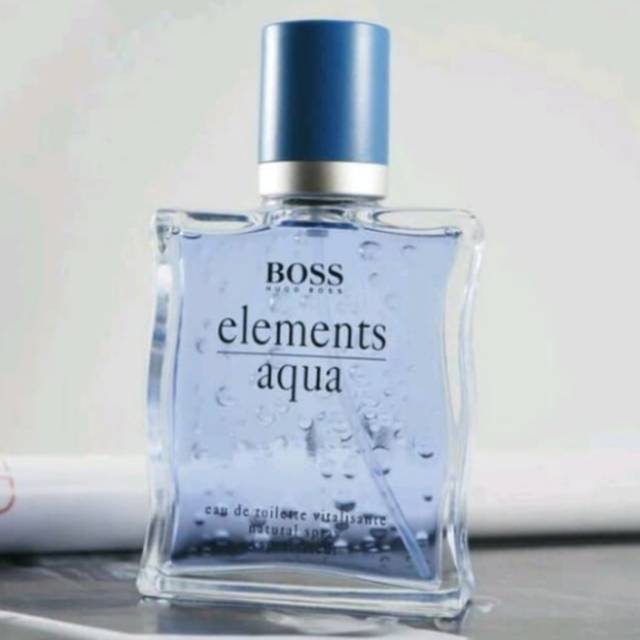 HUGO BOSS ELEMENT AQUA  Parfum Original Eropa for Men 100ml EDT Tanpa Box BERGARANSI
