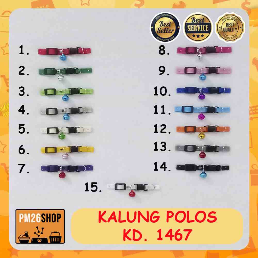 Kalung Kucing Polos Murah Kd. 1467