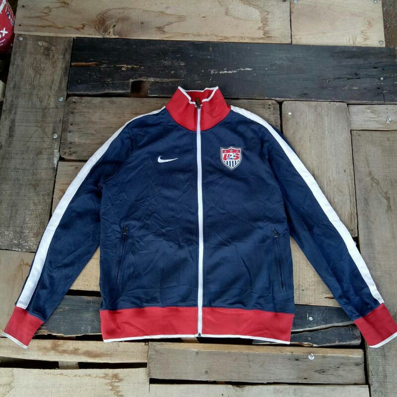 nike usa track jaket second tag sz Xl