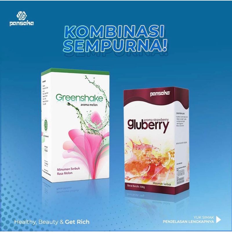 Pansaka Gluberry dan Greenshake