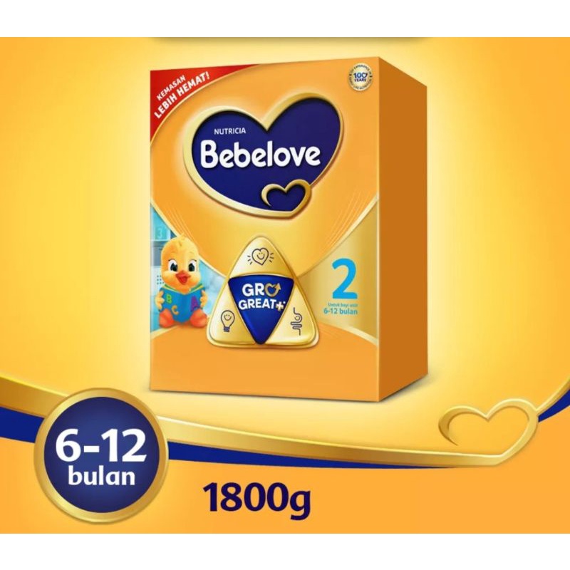 BEBELOVE 1 BEBELOVE 2 1800gr kemasan dus