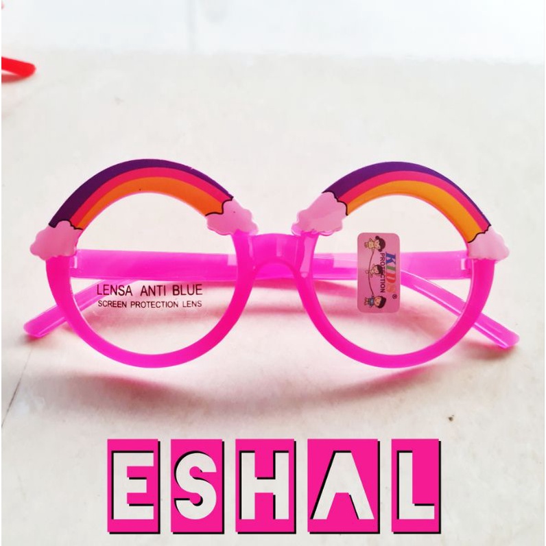 Kacamata Anak Anti Radiasi model Pelangi / Rainbow sunglasses anak perempuan keren-Fanta