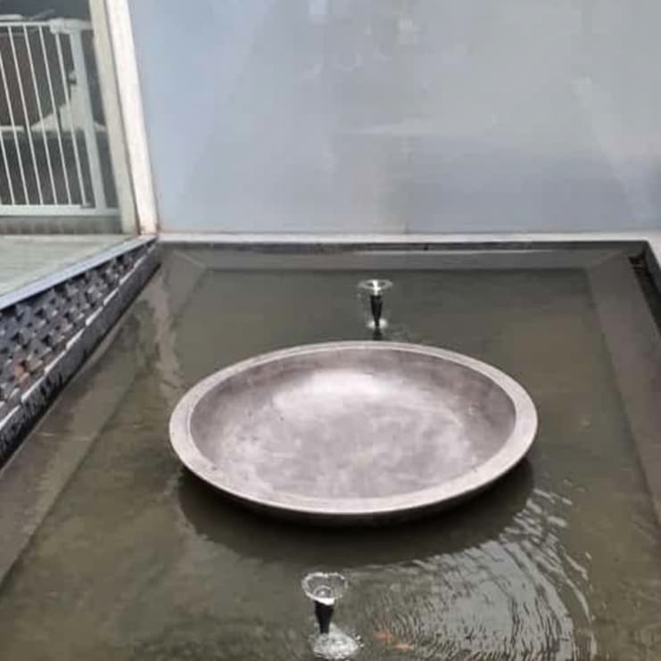 Pot Teratai Cantik Handmade Marmer Teraso