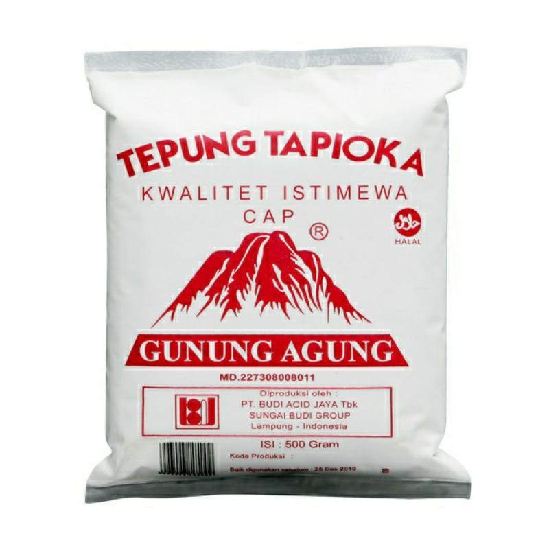 

Tepung Tapioka Gunung Agung Merah 500gr