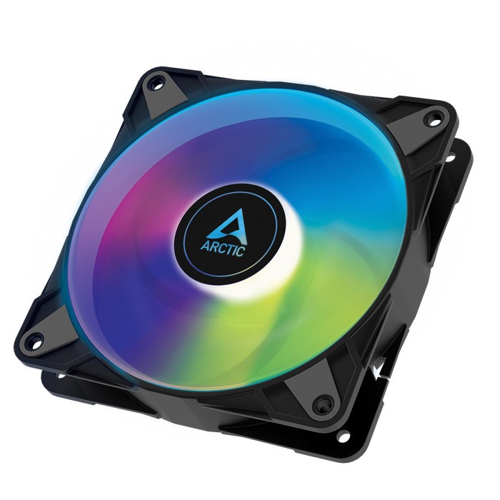 Fan ARCTIC P12 PWM PST A-RGB Black 0dB | 3pcs Value Pack | 120mm 12CM