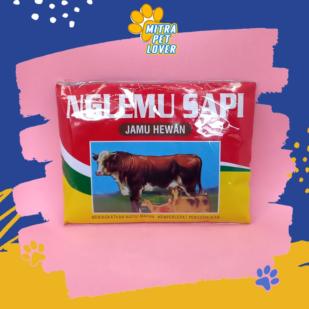 JAMU PENGGEMUK TERNAK SAPI KAMBING KUDA - NGLEMU SAPI 200 GRAM ORIGINAL - BAHAN ALAMI TINGKATKAN NAFSU MAKAN &amp; IMUN - GEMUK - MURAH ASLI - PET ANIMAL HEALTHCARE &amp; VETERINARY TAMASINDO OBAT KESEHATAN &amp; VITAMIN TERNAK HEWAN BINATANG PELIHARAAN MITRAPETLOVER