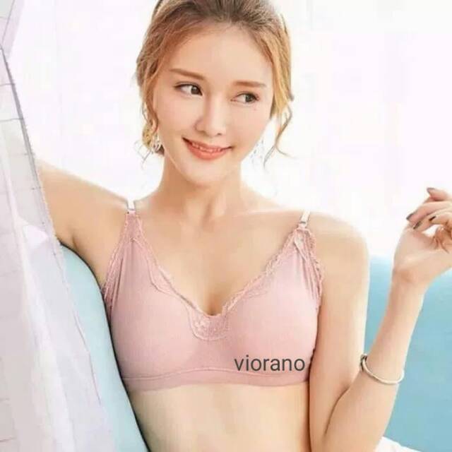 BH LACE T1829 BRA IMPORT RENDA SOFT BUSA BISA DILEPAS - VIORANO