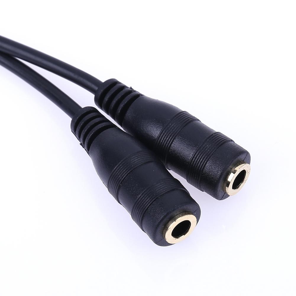 MOJITO 3.5mm 1 Male to 2 Female Y Splitter Stereo Extension Audio Cable