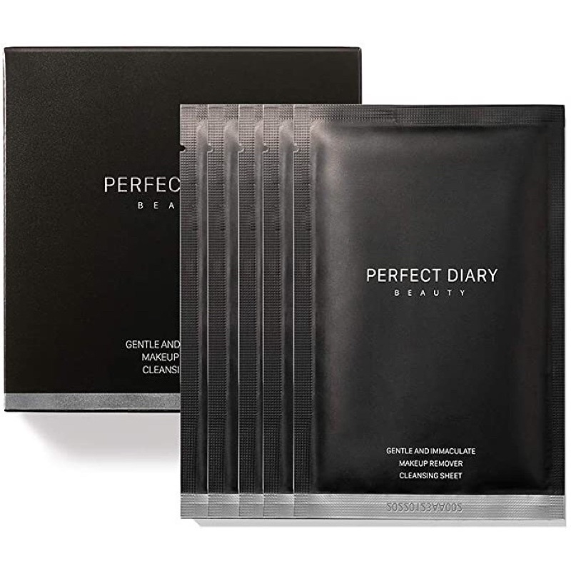 PERFECT DIARY BEAUTY Gentle Makeup Remover Cleansing Sheet Ultra-Calming Wipes 8ml
