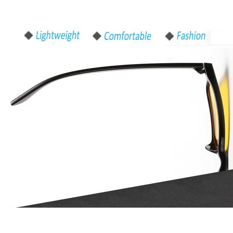 Kacamata Anti Radiasi Komputer Anti Radiation Lens Computer Glasses Kerja Dewasa Pria Wanita Lensa Kuning Bening Clear Perlindungan Mata Layar HP Blue Light Frame Blueray Laris Pelindung-3