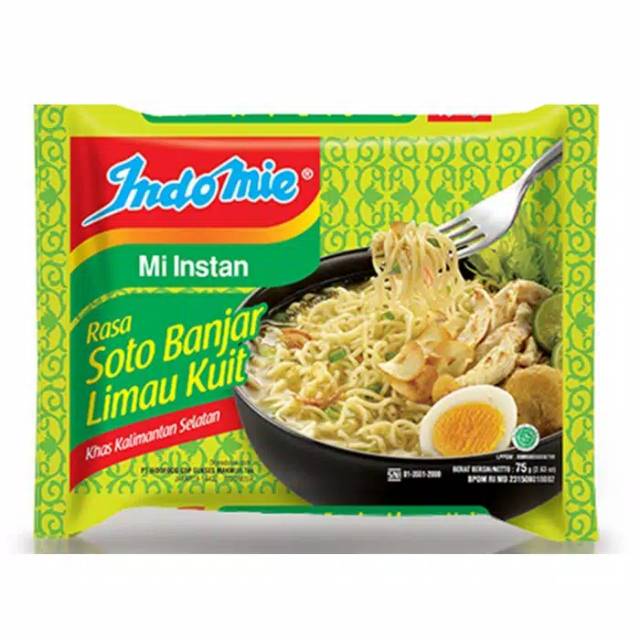 

Indomie Rasa Soto Banjar Limau Kuit 75 Gram