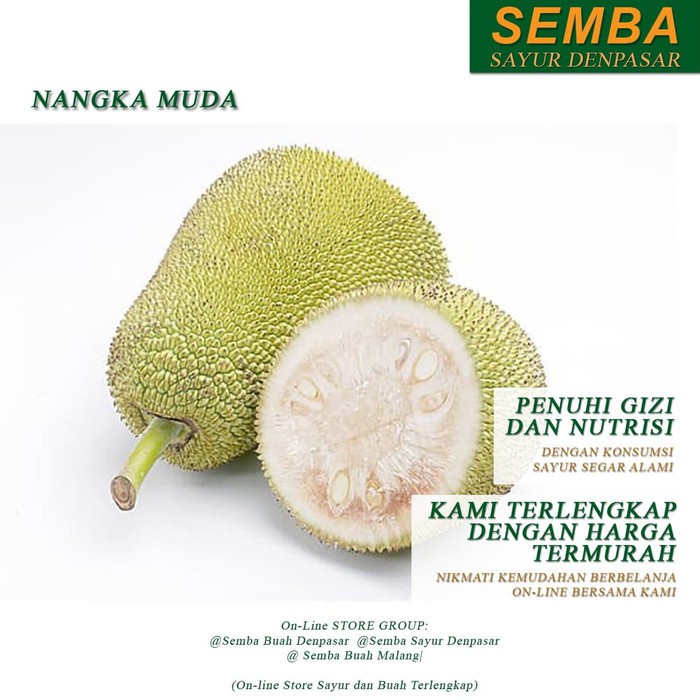 

NANGKA MUDA sayur sayuran DENPASAR BALI sembako bumbu lauk food bahan makanan murah fresh