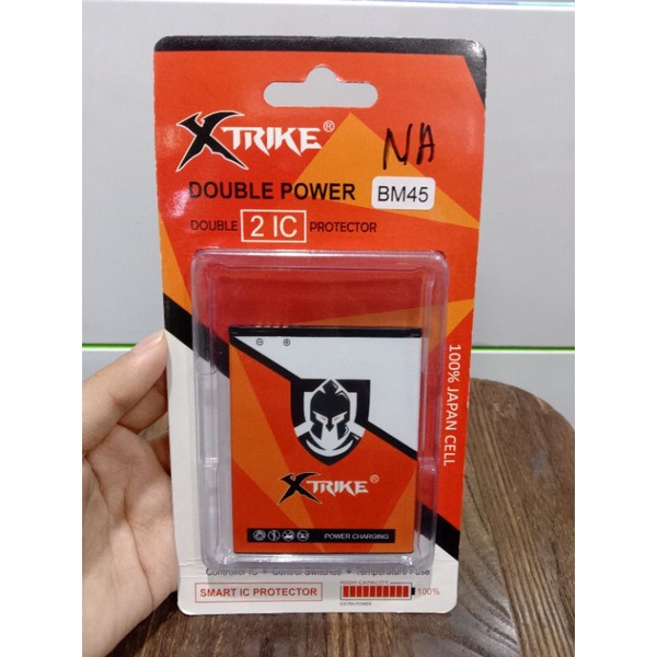 BATRE XTRIKE REDMI NOTE 2 BM45 DOUBLE POWER