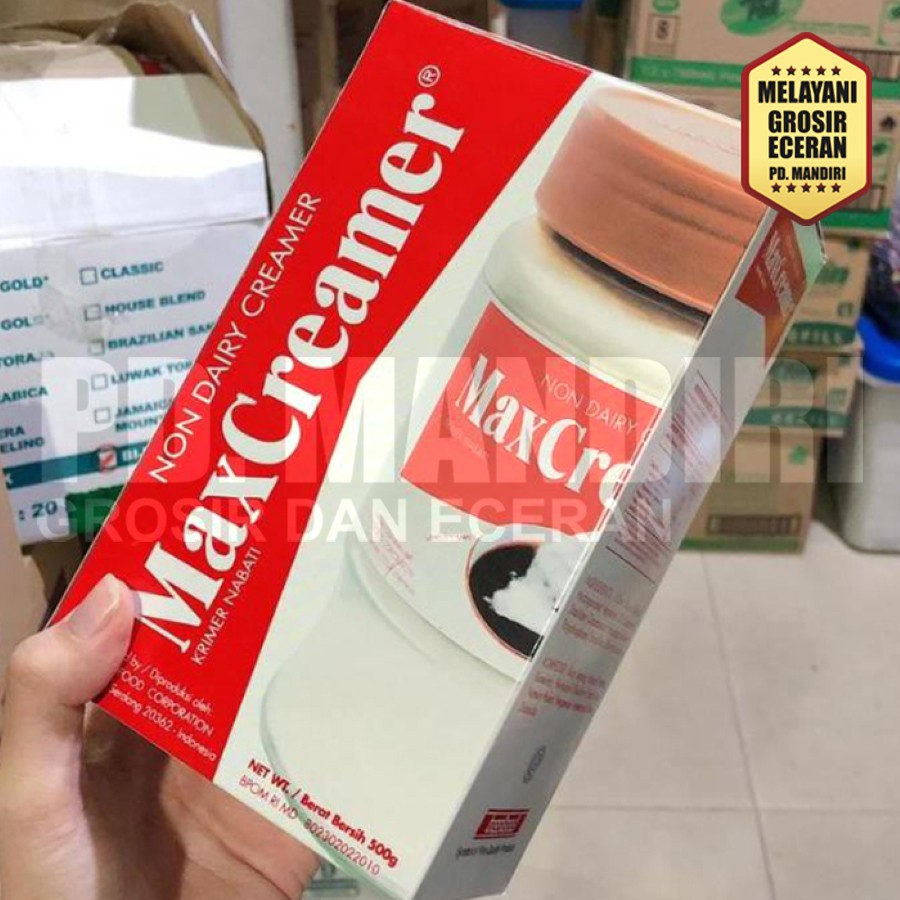 

MAX CREAMER 500 GR NON DAIRY CREAMER