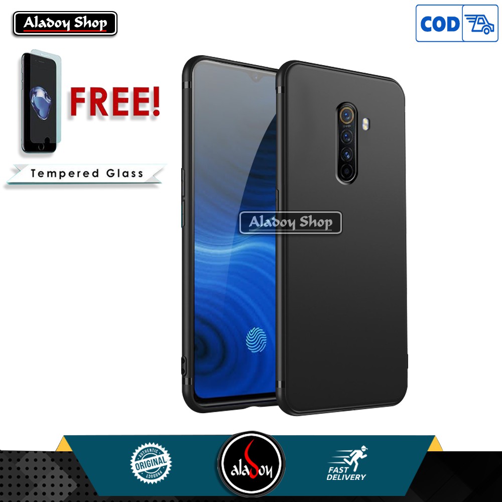 Case Realme X2 PRO Ultra Slim Premium Softcase Free Antigores Tempered Glass Pelindung Layar