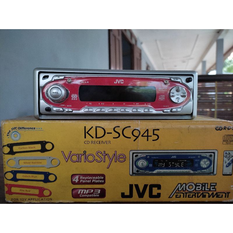 Tape mobil JVC Head unit single din belum usb bukan pioneer