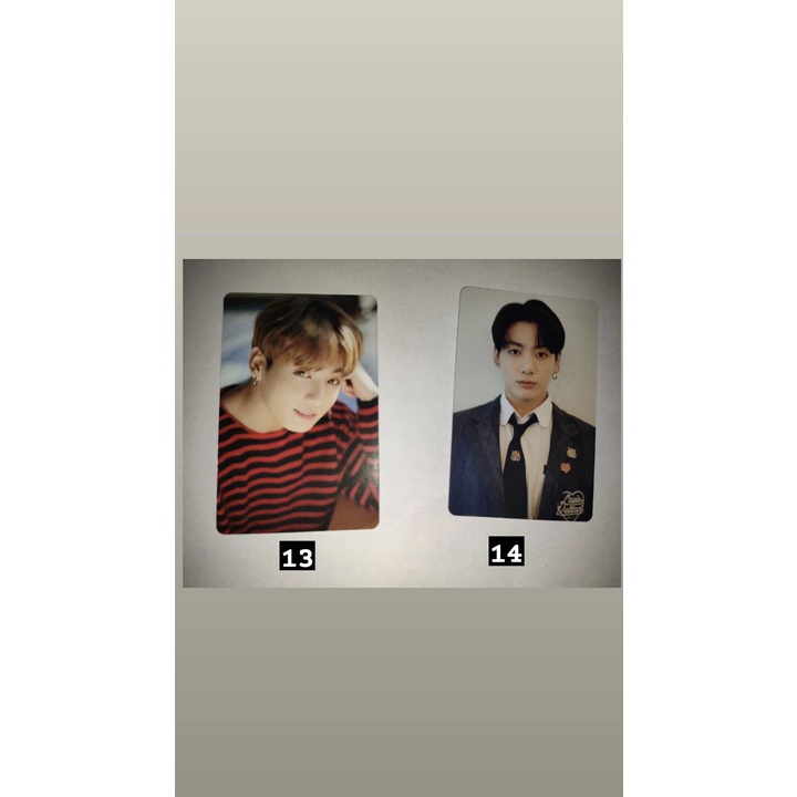 PHOTOCARD DICON BTS SHARING 101