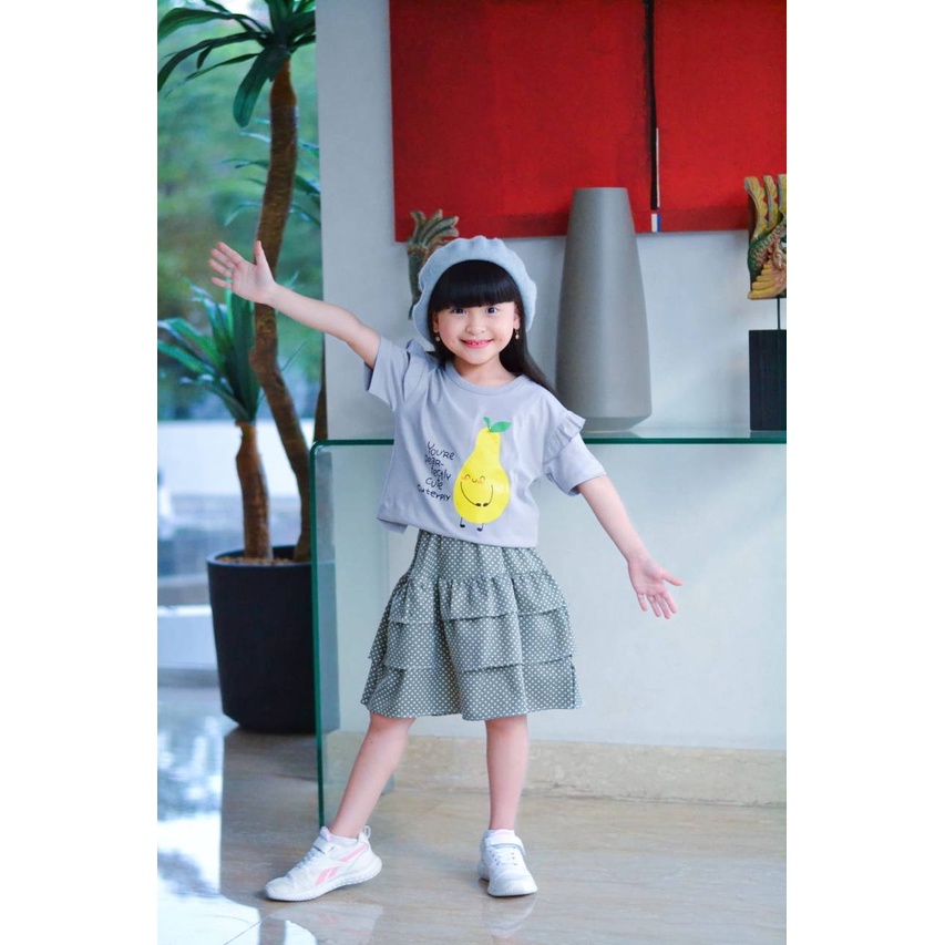 Setelan anak rok Polka Suit Rocela by Cuterply