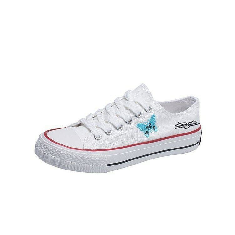 JSS 3936 (SIZE 36-40) RISCE SEPATU FASHION WANITA CEWEK PEREMPUAN JAKARTA BATAM MOTIF BUTTERFLY