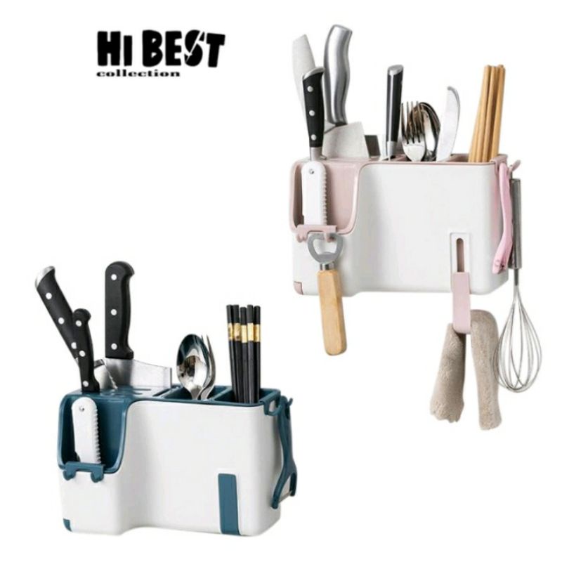 RAK SENDOK/RAK PISAU/RAK DAPUR GANTUNG SERBAGUNA