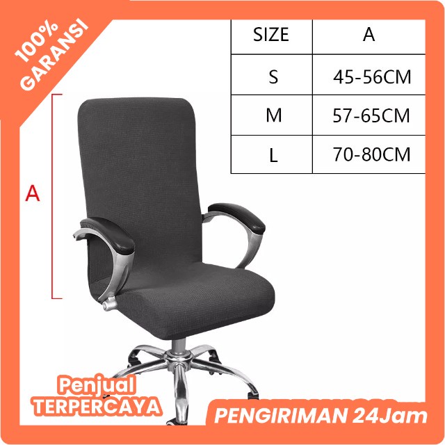 Cover kursi kantor tebal elastis Sarung kursi putar OFFICE CHAIR sarung kursi kantor kursi komputer