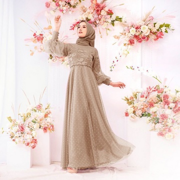 COD✔/ MX SELINA RD / MAXI GAMIS KONDANGAN / GAMIS PESTA / GAMIS MAXI BRUKAT