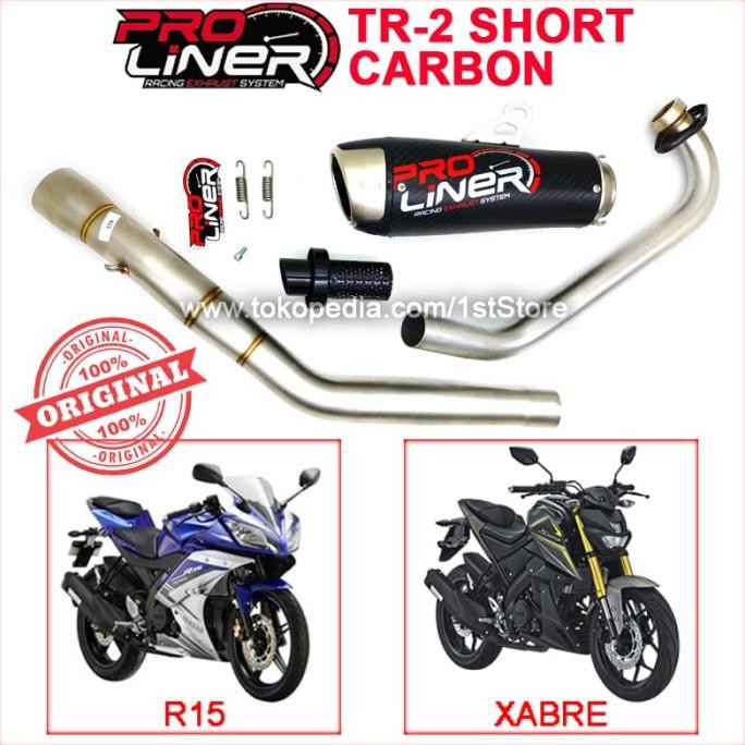 Sale Original Proliner Tr 2 Carbon Short R15 Old V2 Knalpot Racing Tr2 Ori Sale