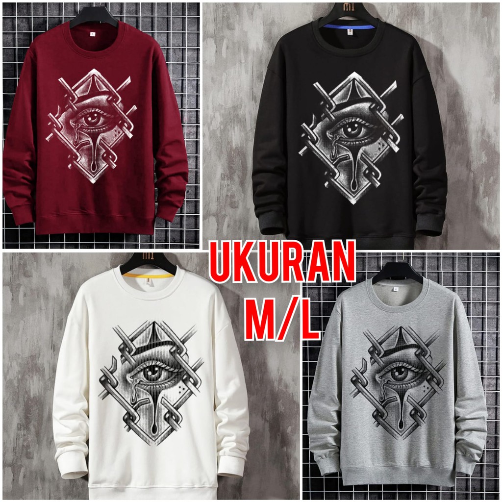 Bisa COD / Asgard777 - BAJU CYCLOP EYE / atasan lengan panjang / sweater terbaru / baju pria terlaris