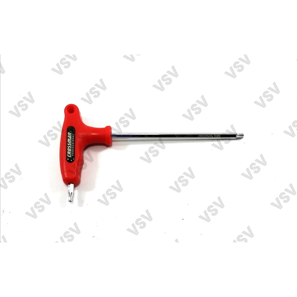 Gestar Kunci L Bintang T25 T-Handle Torx Key Kunci L Torx Gagang T 66-804