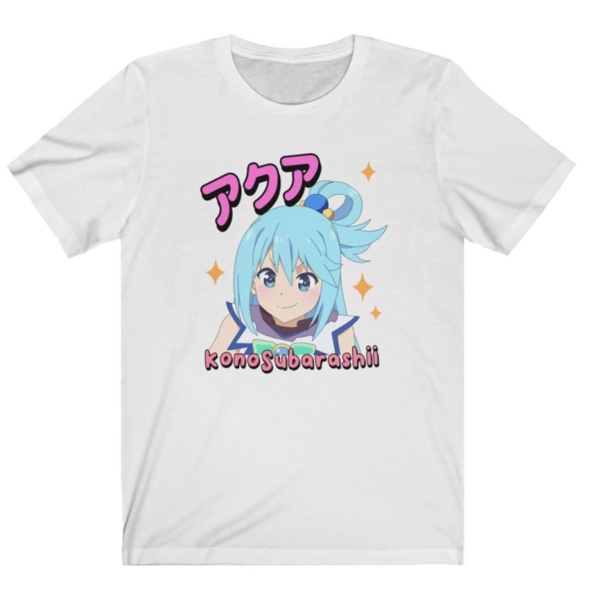 Tshirt Aqua Kono Subarashii Sekai ni Shukufuku wo Unisex