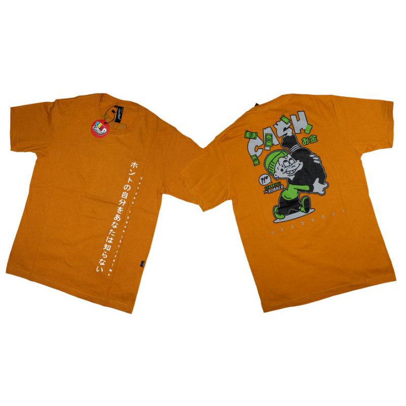 kaos distro Deadsoul kuning busuk A5
