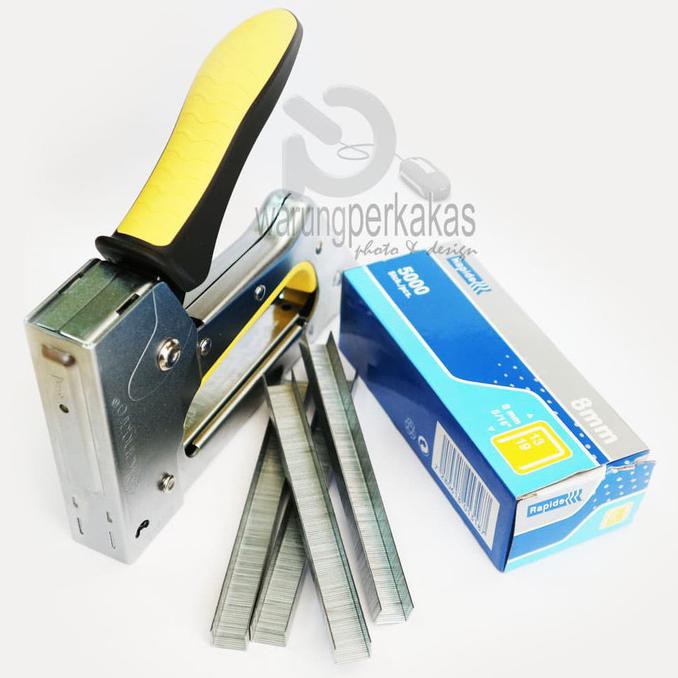 

[[BISA COD]] Kangaro Stapler TS610R Bundle Rapide 13/8 Isi 5000 LIMITED EDITION Kode 989