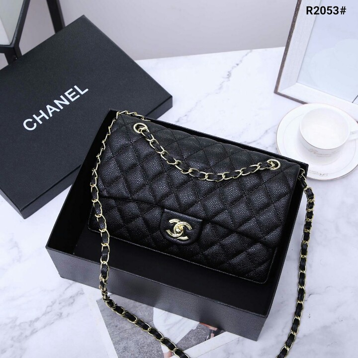 chanel caviar leather bag