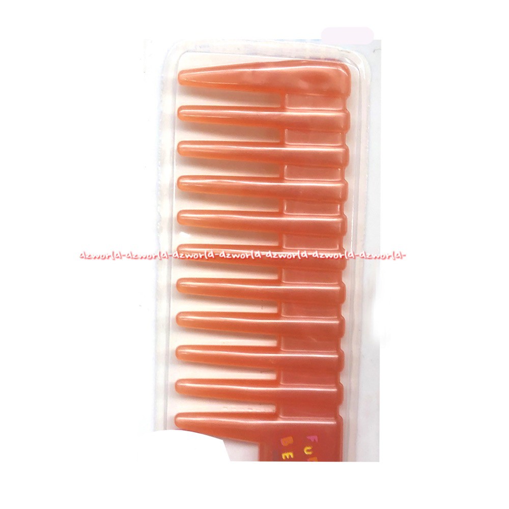 Trendy Hi-Comb Sisir Kecil Gigi Jarang Trendi Orange Hijau Dengan Tangkai Pegangan Comb With Handle Trendy Hi Comb Trendi